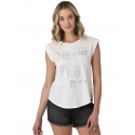 Wrangler Retro® Ladies' Logo Cuffed Tee