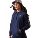 Ariat® Ladies' Logo Sleeve Hoodie