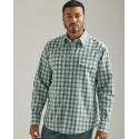 Wrangler® Men's Wrinkle Free Classic LS Plaid