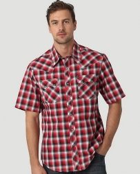 Wrangler Retro® Men's SS Sawtooth Plaid Snap