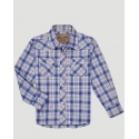 Wrangler Retro® Boys' LS Snap Plaid