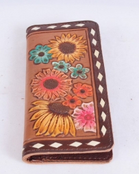 American Darling Ladies' Floral Tooled Wallet