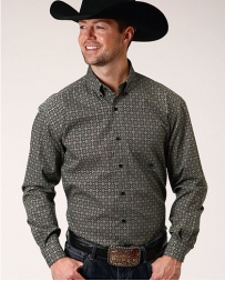 Roper® Men's LS Button Print Shirt