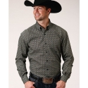 Roper® Men's LS Button Print Shirt