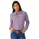 Wrangler® Ladies' Plaid Snap Western Shirt
