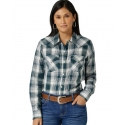 Wrangler® Ladies' Plaid Snap Western Shirt