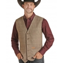 Panhandle® Men's Wool Plaid Nevada Vest
