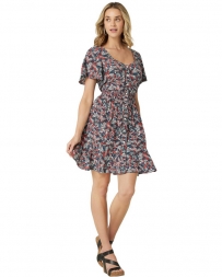 Wrangler® Ladies' Printed Peasant Dress