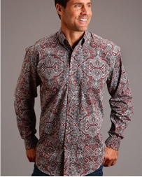 Stetson® Men's LS Paisley Print 1 Pocket