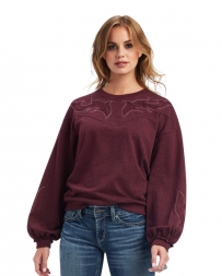Ariat® Ladies' Stitched Crew Sweatshirt