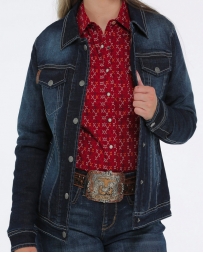 Cinch® Ladies' Stretch Denim Trucker Jacket