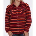 Cinch® Ladies' Blanket Striped Shacket