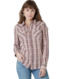 Wrangler® Ladies' Striped Western Snap Shirt