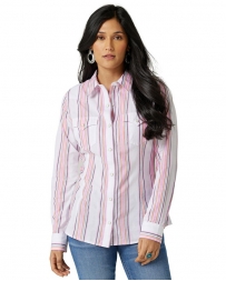 Wrangler Retro® Ladies' Striped Western Snap Shirt