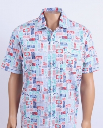 Rough Stock® by Panhandle Slim Men's SS Button Down Desert Print