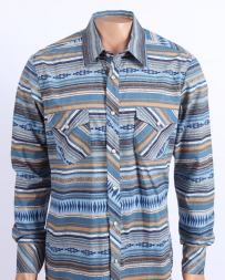 Rock & Roll Cowboy® Men's Vintage LS Snap Print Shirt