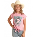 Rock and Roll Cowgirl® Girls' Americana Horse Graphic Tee