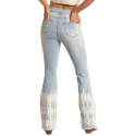 Rock and Roll Cowgirl® Ladies' Button Bargain Hi Rise Flare