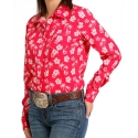 Cinch® Ladies' L/S Print Performance Shirt