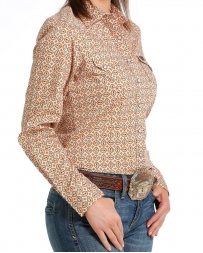 Cinch® Ladies' L/S Print Performance Shirt