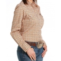 Cinch® Ladies' L/S Print Performance Shirt