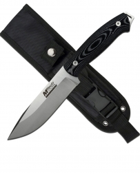 Master Cutlery® 5.5" Fixed Blade Knife Black