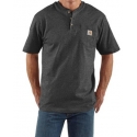 Carhartt® Men's Pocket SS Henley - Big and Tall