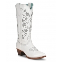 Corral Boots® Ladies' Bone Embroidery & Crystal