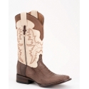 Ferrini® Men's Ostrich Leg Square Toe Boot