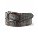 Ariat® Ladies' Turquoise Tooled Leather Belt