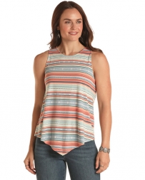 Panhandle® Ladies' V Hem Serape Print Tank