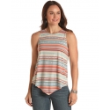 Panhandle® Ladies' V Hem Serape Print Tank