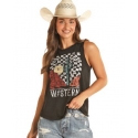 Rock and Roll Cowgirl® Ladies' Western Graphic Tank