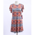 Rock and Roll Cowgirl® Ladies' Aztec Rib Dress