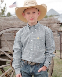 Cinch® Boys' LS Western Print Shirt