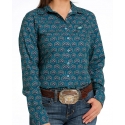 Cinch® Ladies' L/S Print Performance Shirt