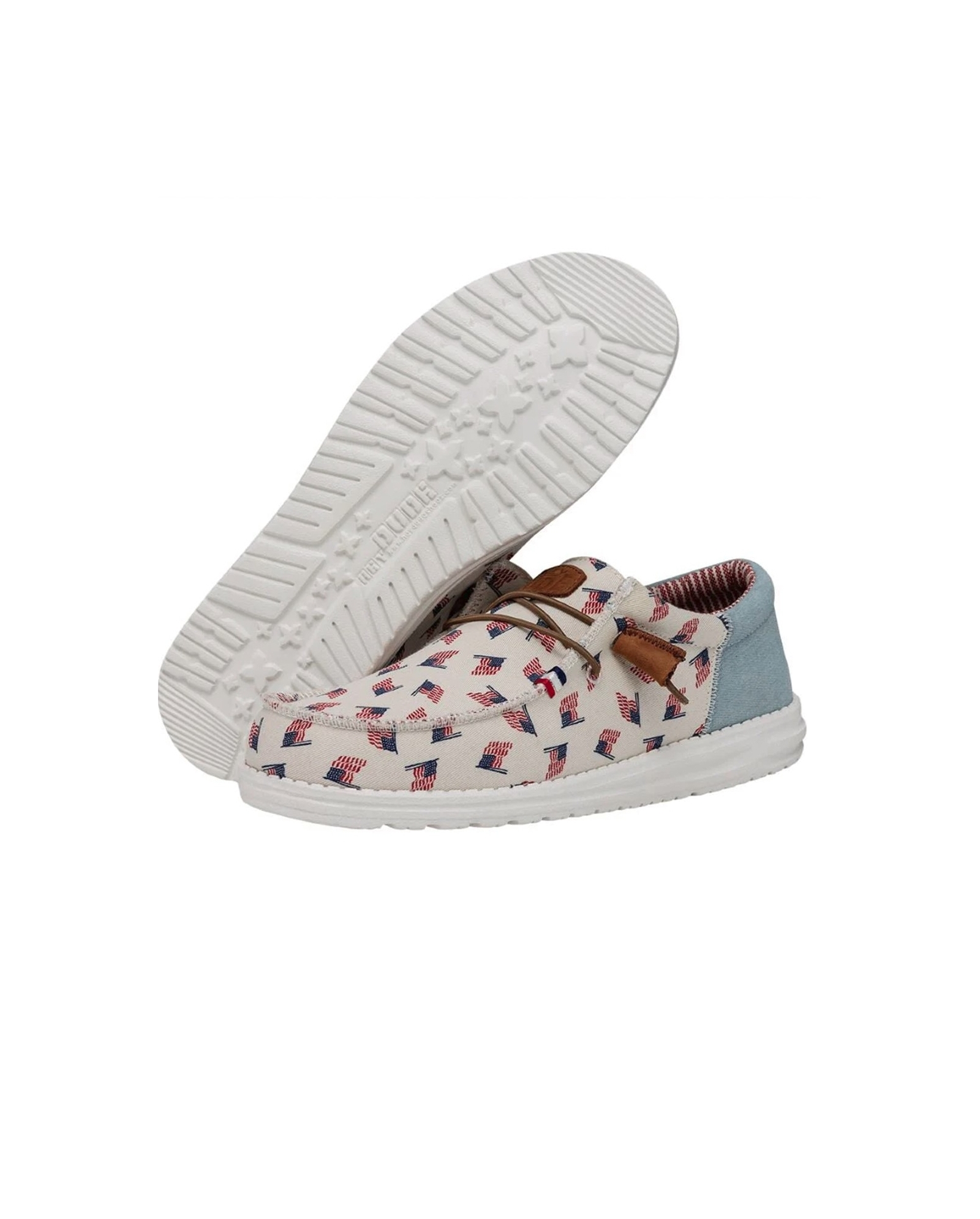 Hey Dude Mens Wally Patriotic Shoes Size‎ 12 Hey Dude Shoes® Men main image 2