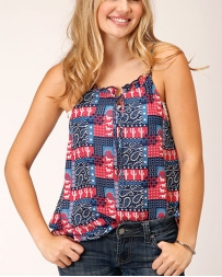 Roper® Ladies' Patchwork Paisley Tank