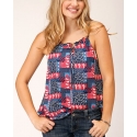 Roper® Ladies' Patchwork Paisley Tank