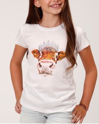 Roper® Girls' Queen Cow Graphic Tee