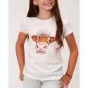 Roper® Girls' Queen Cow Graphic Tee