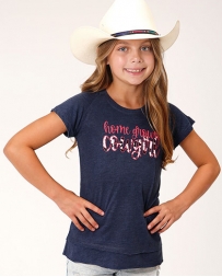 Roper® Girls' Homegrown Cowgirl Tee
