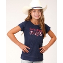 Roper® Girls' Homegrown Cowgirl Tee