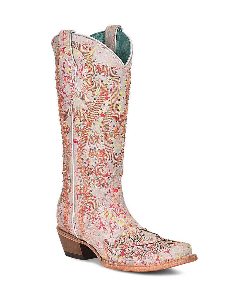 Corral Boots Ladies Neon Glow Overlay Boots Fort Brands