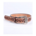 Kids' Floral Tooled Belt