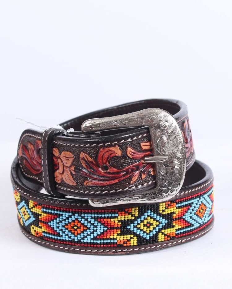 Twisted X® Kids' Beaded Overlay Belt - Fort Brands