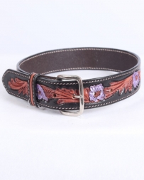 Girls' Hand Painted Floral Belt