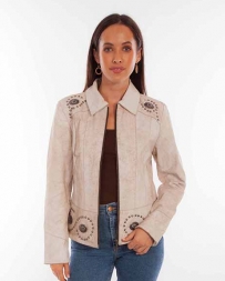 Scully Leather® Ladies' Vintage Crackle Leather Jacket