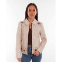 Scully Leather® Ladies' Vintage Crackle Leather Jacket