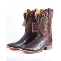 Tony Lama® Men's Foster Sienna FQ Ostrich